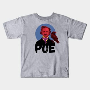 E A Poe Kids T-Shirt